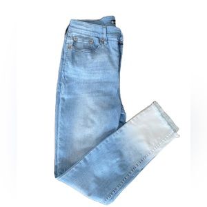 Calvin Klein Jeans Women's High Rise Skinny Blue Ankle Size 28